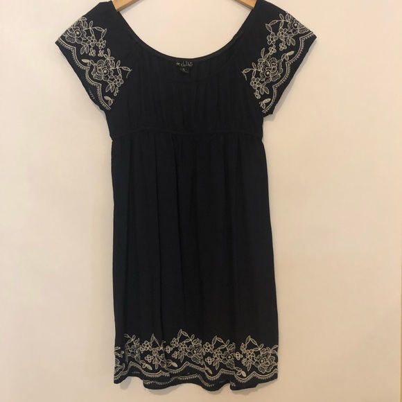 Navy summer dress - Picture 1 of 3